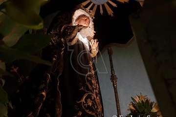 Los 8 pasos de la procesión del Viernes Santo, a punto en la Basílica de Telde (Foto TA)
